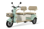 Preview: Geco AX3 Dreirad Scooter R220 Elektro Roller Mobile für 2000W 72V
